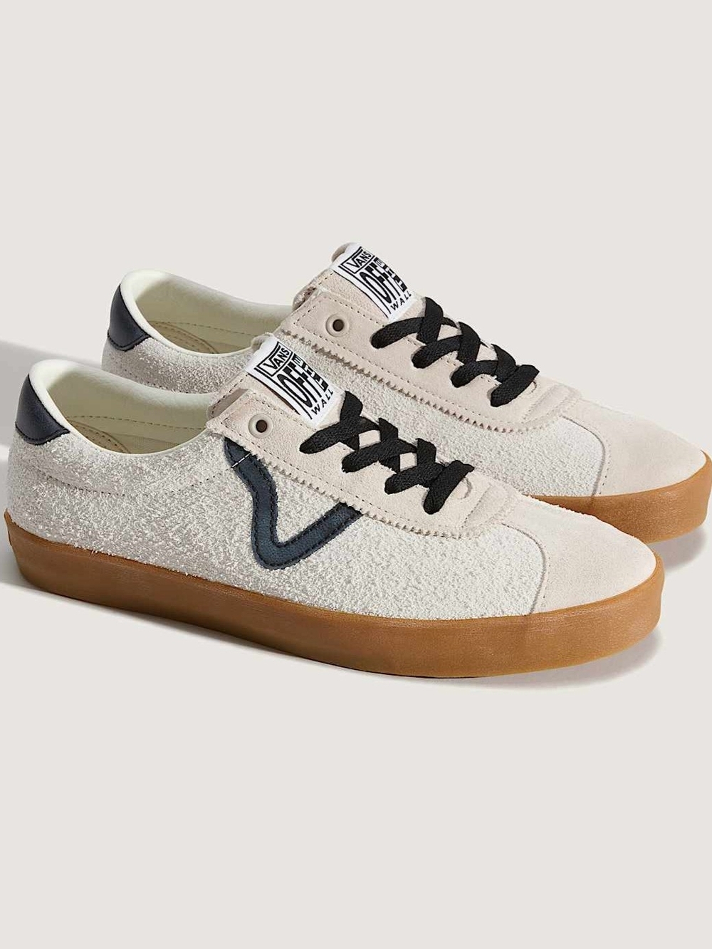 Vans Sport Low sneakers in a French Oak and Marshmallow Suede